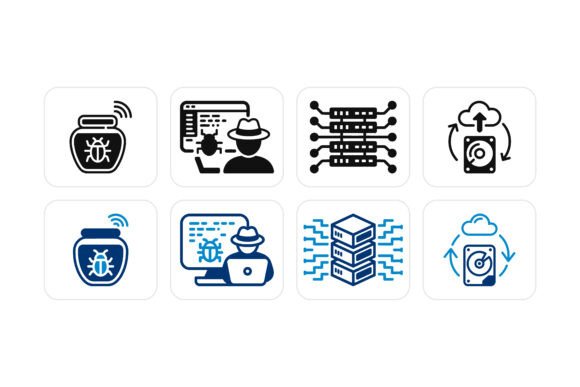 Advanced IT Security Icons