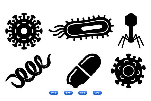 Microbe Science Icon Pack